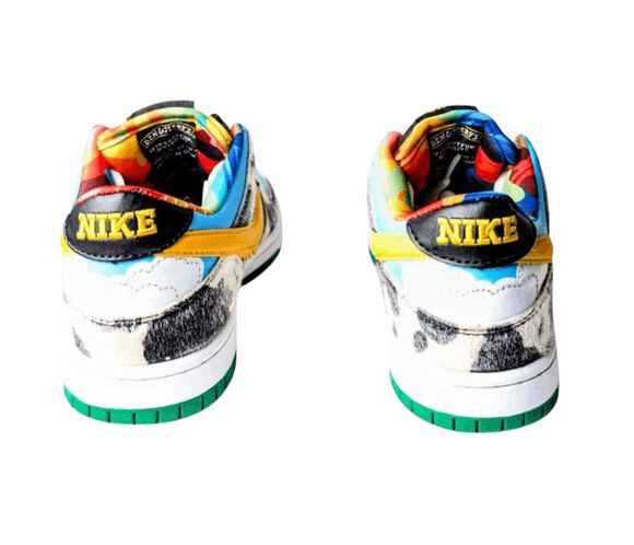 COPY NIKE Ben & Jerry\'s x Dunk Low SB \'Chunky Dunky\' Sneakers Size 7 main image 8